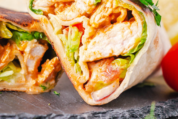 Fresh wraps in Westborough MA at NY PIE & KITCHEN